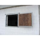 Pferdestall-Fensterladen - mit Rahmen - 100x100cm - zzgl....