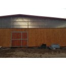Flügeltor - Stalltor - 2-flüglig 2x2m verzinkt Kiefernholz