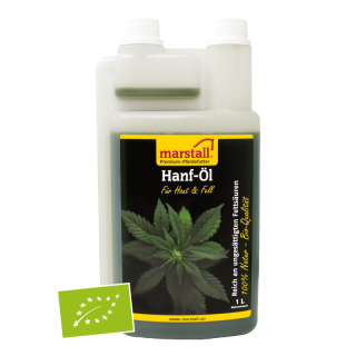 Marstall - Bio-Hanf-Öl - Die Quelle ungesättigter Fettsäuren - 1L Flasche