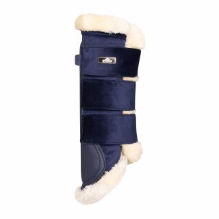 Dressurgamaschen HVPWelmoed Luxury - Gamaschen - Fellgamaschen - 2-er Set Full Navy
