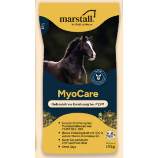 Marstall MyoCare-Müsli - Ernährung für PSSM-ler - Pferdefutter - 15 Kg