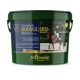 WES Bodyguard SENSITIVE - Muskelaufbau und Mineralfutter - Ohne Soja - 10 Kg Eimer