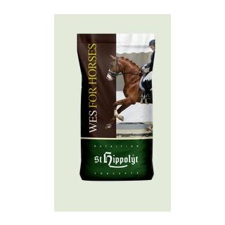 WES SENSITIVE Crunch - Sojafreie Pellets - für Sport- und Freizeitpferde - 25 Kg Sack