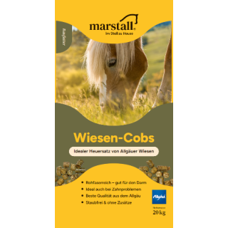 Marstall Wiesen - Cobs - Wiesencobs - Allgäuer Natur - pur ! - Pferdefutter 20 Kg