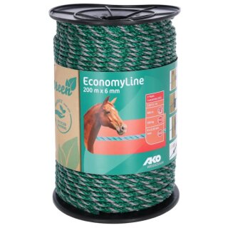 AKO Weidezaunseil EconomyLine  - grün/grau