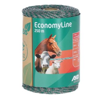 AKO Weidezaunlitze EconomyLine  - grün/grau