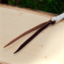 Brockamp Arbeitsseil - Bodenarbeitsseil - Lead Rope - Polyester Ø 13mm, 3,7m lang, mit Öse - Profi-Trainierqualität beige