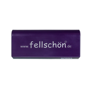 Fellschön - der unverzichtbare Helfer im Fellwechsel - Fellwechselbürste - Fellwechselhelfer purpur-lila - 100% Recyclingmaterial