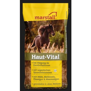 Marstall Haut-Vital - Das energiearme-Müsli - Pferdefutter - 15 Kg
