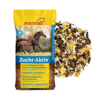 Marstall Zucht-Aktiv - Für Stuten und Hengste - Pferdefutter 20 Kg