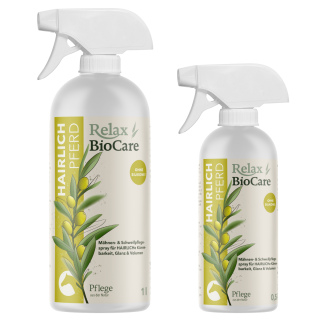 Relax BioCare Hairlich Schweif- und Mähnenspray 0,5 L Flasche