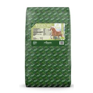St. Hippolyt - Glyx-Wiese - Wiesen Mix - Hochwertige, gehäckselte Fasermischung - Pferdefutter - 15 Kg