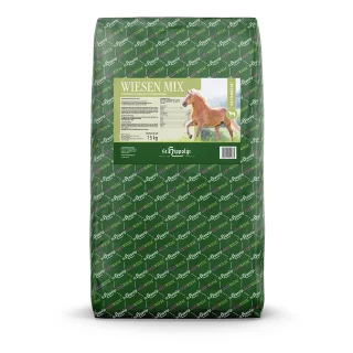 St. Hippolyt - Glyx-Wiese - Wiesen Mix - Hochwertige, gehäckselte Fasermischung - Pferdefutter - 15 Kg