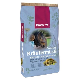 Pavo Care4Life Kräutermüsli - 15 Kg Sack