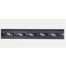 Waldhausen X-Line Crystal Lederhalfter schwarz/grau WB