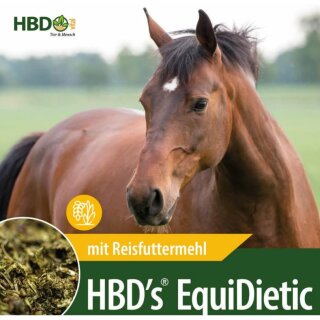 HBD´s EquiDietic (Reis) - mit Reisfuttermehl - 15 Kg