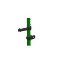 AKO Rückseiten-Abstandisolator T-Post - 25er Beutel Länge 15cm