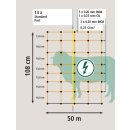 AKO ClassicNet - Schafnetz - Schafzaun - Elektrozaunnetz Doppelspitze, Höhe 108cm