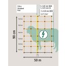 AKO ClassicNet - Schafnetz - Schafzaun - Elektrozaunnetz Doppelspitze, Höhe 108cm
