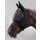 Fliegenmaske PUCK mit Nasenfransen, schwarz Pony