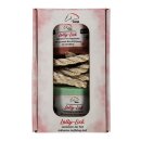 Leckstein 2-er Set - Lolly Lick - inkl. Aufhäng-Seil - Hagebutte/Apfel - 2x 700g