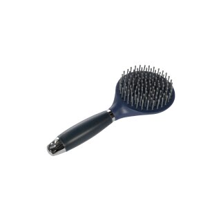 HKM Schweif- und Mähnenbürste - Gel dunkelblau/schwarz