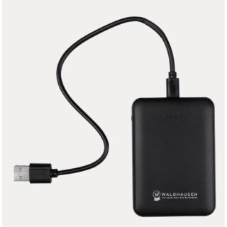 Powerbank für beheizbare Kleidung - 92x64mm, schwarz, 5000mAh