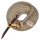 Brockamp Arbeitsseil - Bodenarbeitsseil - Führstrick lang - Lead Rope - Polyester Ø 13mm, 2,7m lang, mit Drehkippkarabiner - Profi-Trainierqualität