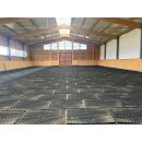 AKTION ( bis 16.7.2025 ! )  Equifarm´s ECO Reitplatzmatte- Paddockmatte - Recycling-Kunststoffmaterial - gelocht (Mindestmenge 50 m² !) - zum SONDERPREIS