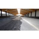 AKTION ( bis 16.7.2025 ! )  Equifarm´s ECO Reitplatzmatte- Paddockmatte - Recycling-Kunststoffmaterial - gelocht (Mindestmenge 50 m² !) - zum SONDERPREIS