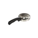 Federstriegel 5 Ringe - Metallstriegel - Striegel schwarz