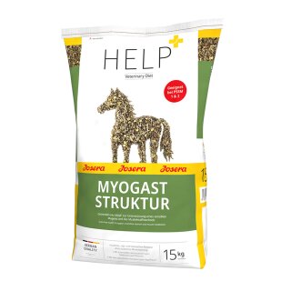 Josera Help MyoGast Struktur - getreidefreies Müsli für Pferde mit sensiblem Magen - 15 Kg Sack