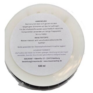 Maukina Bremsina Gel - Insektenschutz - Gel - 500ml