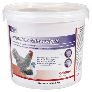 GoldDott cura Premium Mineral Grit - mit sehr hoher Bioverfügbarkeit - 5 Kg Eimer
