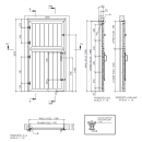 Lagerware : Stalltür - Pferdeboxen-Aussentüre - 2-flüglig - Holzfüllung