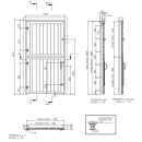 Lagerware : Stalltür - Pferdeboxen-Aussentüre - 2-flüglig - Holzfüllung