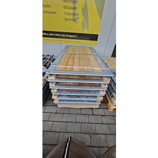 Lagerware : Stalltür - Pferdeboxen-Aussentüre - 1-flüglig - Holzfüllung - mit Schloß und Türklinke