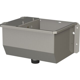 Kerbl Trogtränke Edelstahl - 35L - beheizt / unbeheizt