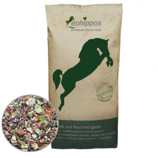 Eohippos Ultra Sensitive 2.0 - getreidefreies Müsli für magensensible Pferde - 15 Kg Sack