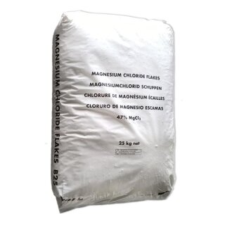 Magnesiumchlorid 25 Kg Sack - 47% MgCl2 - gegen gefrorenen Boden für Reitplatz und Reithalle