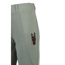 HKM Reitleggings - Mia - Silikon-Vollbesatz - Salbei