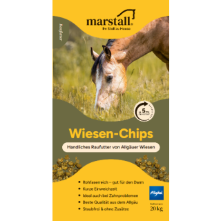 Marstall Wiesen - Chips - Wiesenchips - Allgäuer Natur - pur ! - Pferdefutter 20 kg