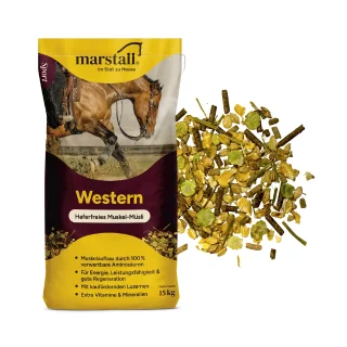 Marstall Western - Das Muskel-Müsli - Pferdefutter - 15 kg