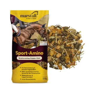 Marstall Sport-Amino - Für Höchstleistung & schnelle Regeneration - Pferdefutter - 15 Kg