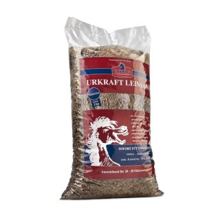 Urkraft Leinsamen Granulat - Ergänzungsfutter für Pferde in Lebensmittelqualität