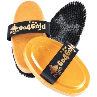 HAAS - Go4Gold - Kardätsche + Striegel - im Set