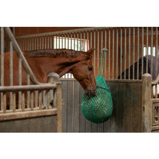Heunetz mit Ring - grün - Maschenweite 4,5x4,5cm - leichtes Befüllen