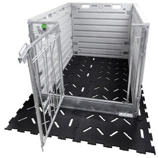 Isolierende Kraiburg Gummimatte für Kälberhütten und Kälberboxen - 111x80cm