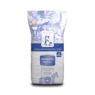Mühldorfer Mucovital Prebiotic - Struktur-Müsli für Pferde mit Magenproblemen - 20 Kg Sack