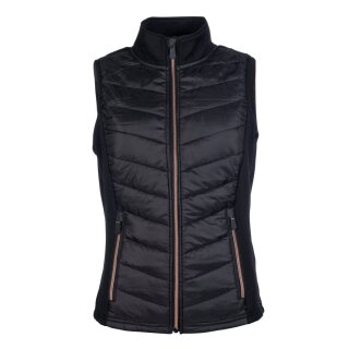HKM Jersey-/Nylonweste BASEL-Style - schwarz/rosegold